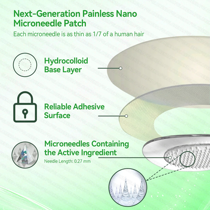Official Store | 🍁 GLORENDA® Moringa · Berberine × NAD+ 10-in-1 Advanced Nano Microneedle Patch 🇦🇺 (Just once a day, visible changes in 7 days) ✅ For obesity, loose skin, diabetes, sleep apnea, joint issues, and more